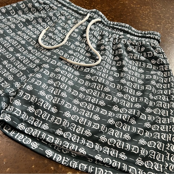 SQUIDHAUS MESH Men’s Large(L) SHORTS 6" INSEAM - OLD MONEY GREEN - Picture 4 of 12